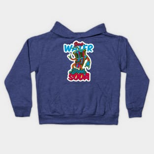 save water drink soda 1 Kids Hoodie